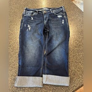 Silver Suki Capri w31